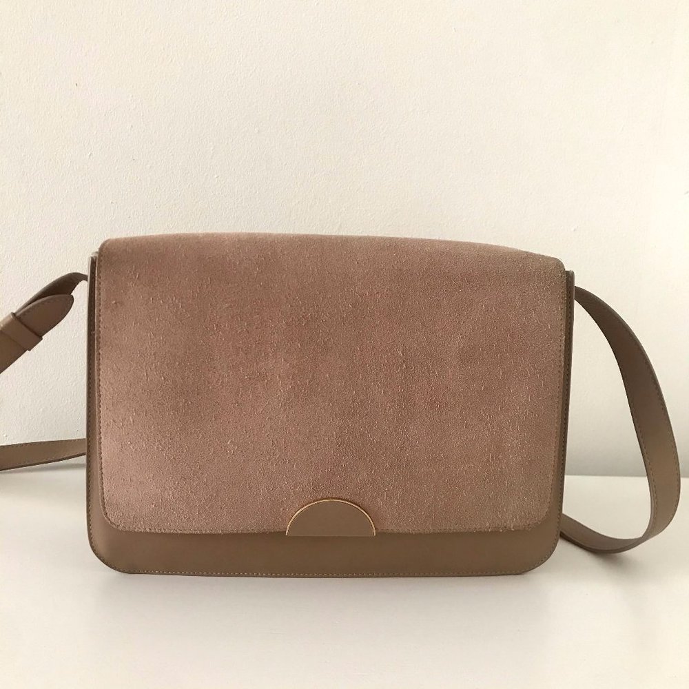 Cuyana Classic Shoulder Bag, Nude